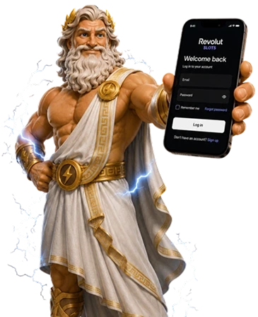 Anmeldebildschirm des Revolut Slots Kontos